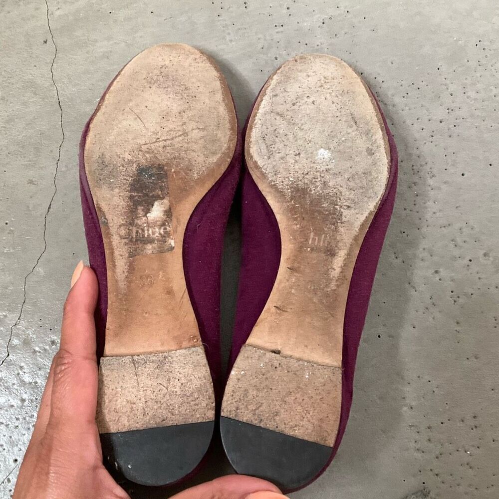Chloe Suede Flats - Picture 6 of 7